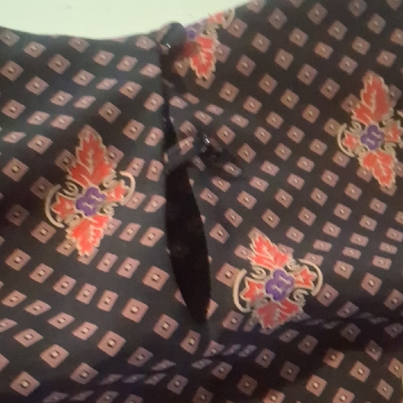 Vintage Lady Carol Boho Midi Dress | Size XL (Est.) Made USA - Picture 9 of 10